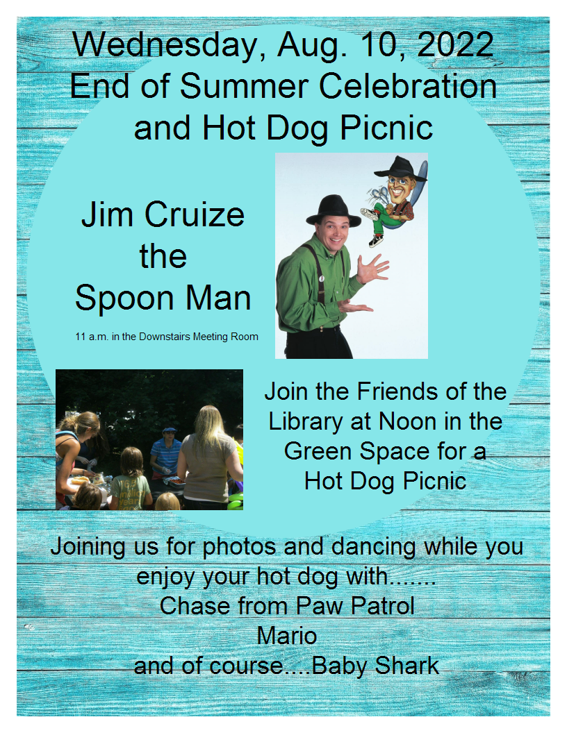End Of Summer Program The Spoon Man followed by Chase from Paw Patrol