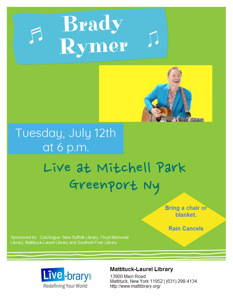 Rock out with Rymer at Mitchell Park!!
