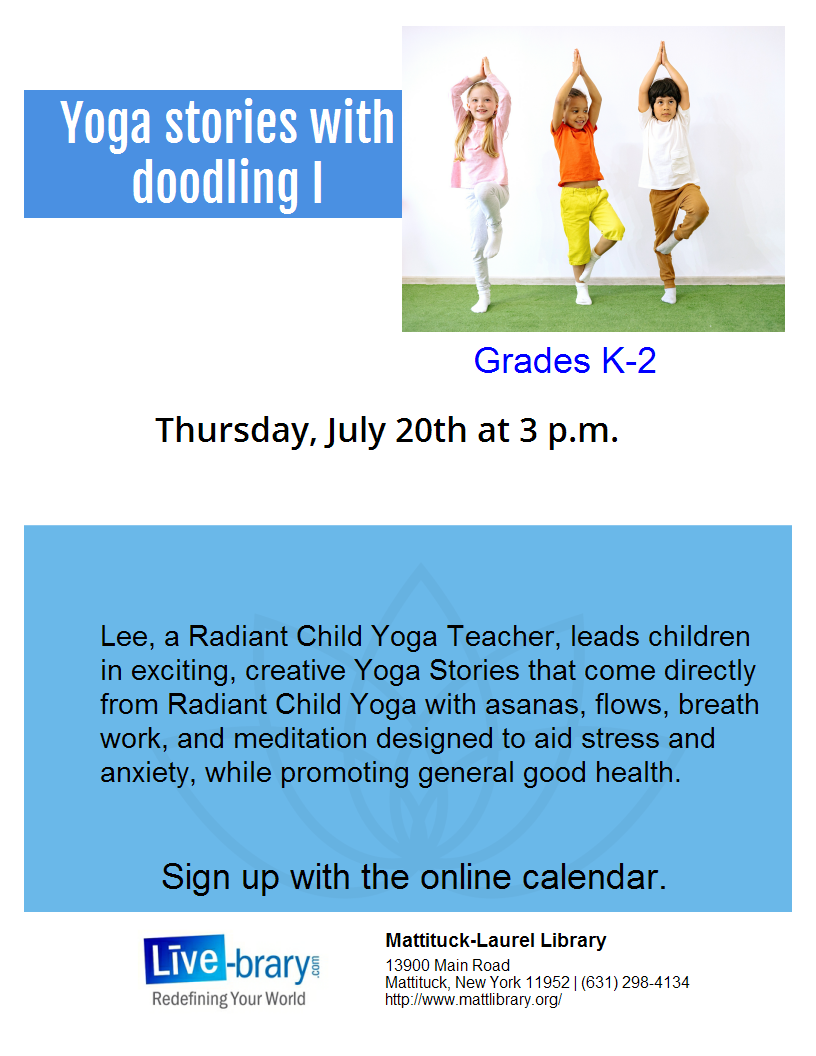 Relax and have fun with Yoga and Doodling.