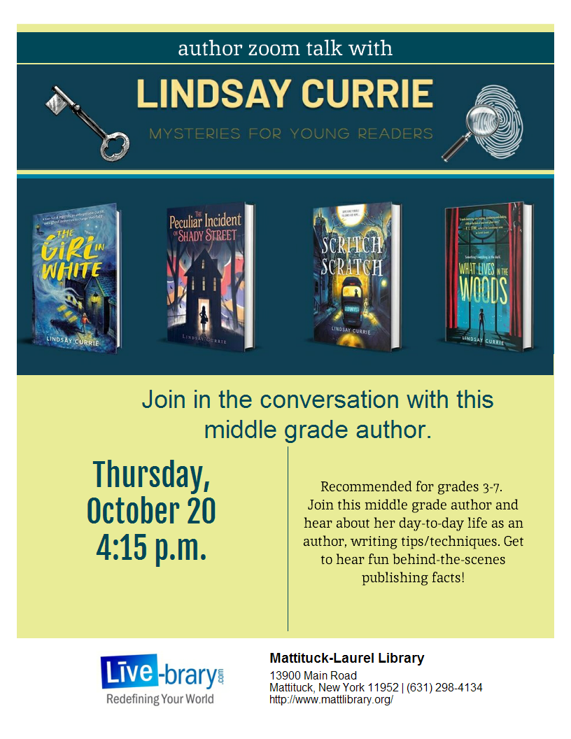 Scary fun with author Lindsay Currie