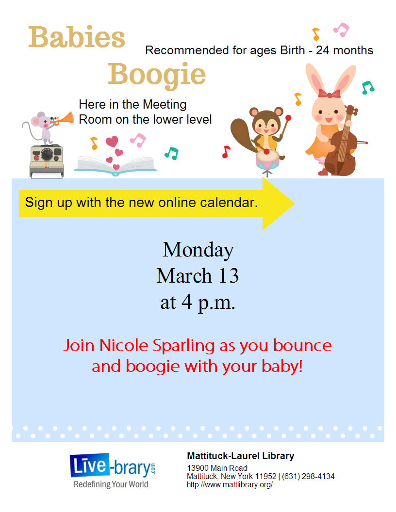 Dance and sing along with your little one in this energetic class.